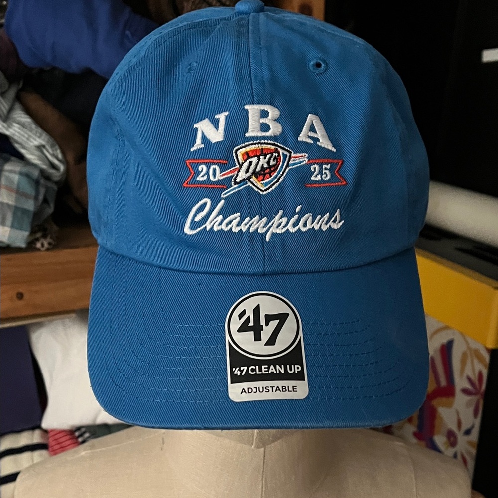 47 Blue NBA Champions Adjustable Cap